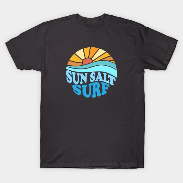 Sun Salt Surf T-Shirt by Shanti-Ru Design
